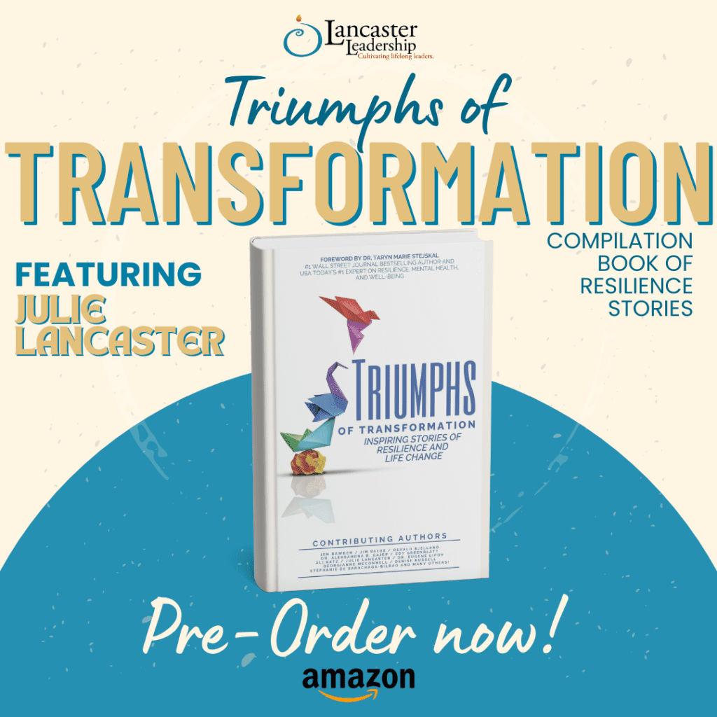 Best intentions in October
Featured author in a book called Triumphs of Transformation, out on November 11!