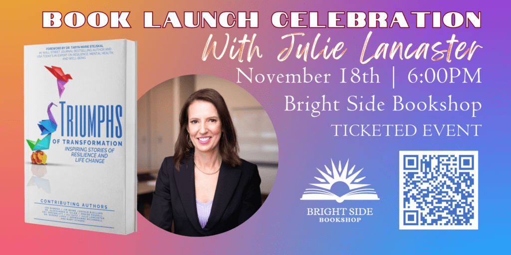 Triumphs of Transformation Book Release invitation