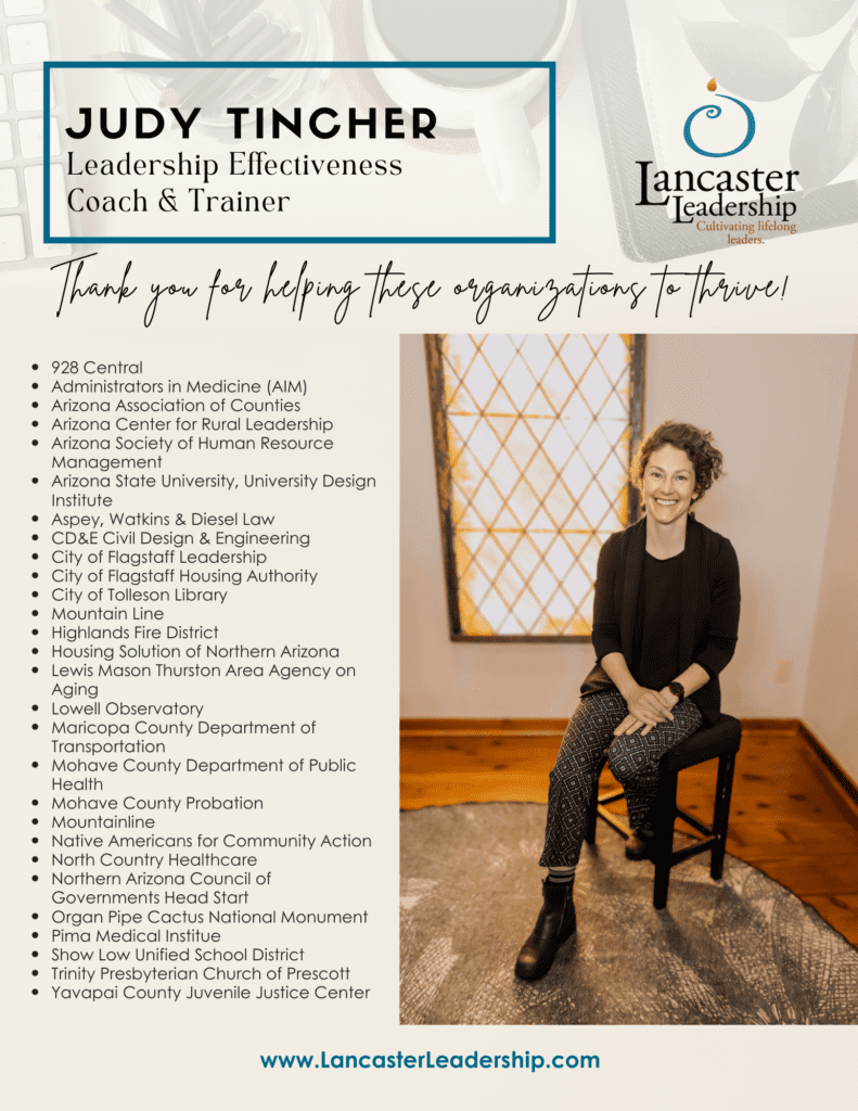 Organizations Judy Tincher has worked with.